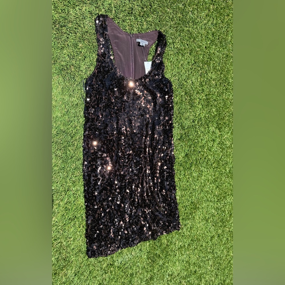 Vince Dark chocolate brown Sequin Dress